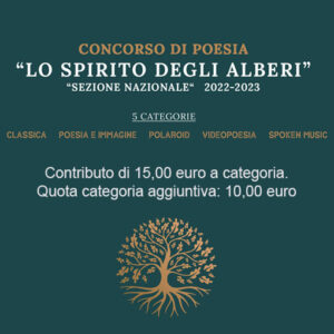 CONCORSO DI POESIA “LO SPIRITO DEGLI ALBERI”
