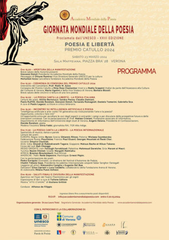 Giornata Mondiale Poesia 2024